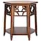 Safavieh Dominick Hexagon End Table - Brown AMH4602A - alternate 1